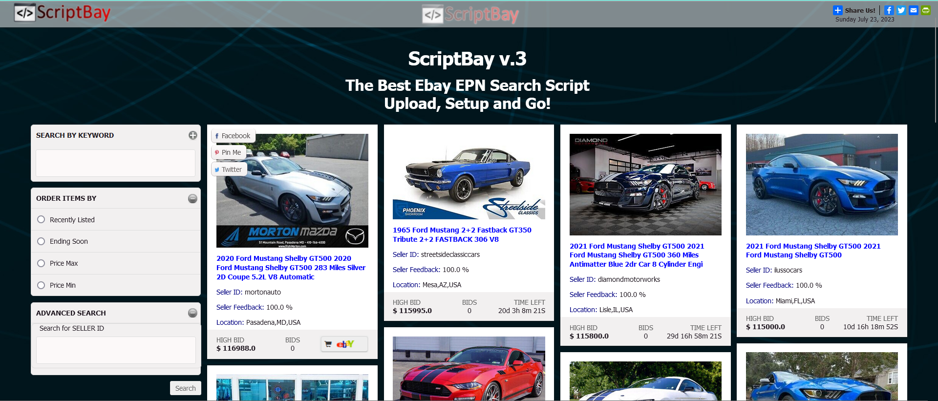 ScriptBay - Best eBay EPN Search